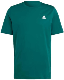 adidas small logo shirt groen heren heren - XXL