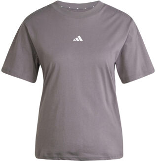 adidas Small Logo T-shirt Dames-Donkergrijs