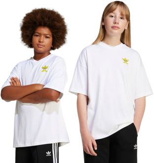 adidas Smiley T-shirts Kinder - Wit - Maat 147 - 152 CM White