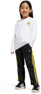 adidas Smiley Trainingspakken Peuter - Wit - Maat 117 - 122 CM - Katoen Fleece White