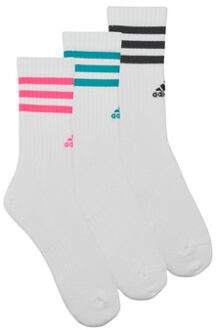 adidas Sokken adidas 3-Stripes Cushioned Crew Socks 3 Pairs" Wit - L