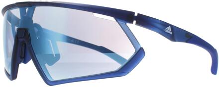 adidas SP0001 91V frosted dark blue vario azure mirror blue zonnebril Blauw