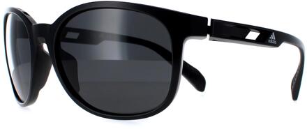 adidas SP0011 01A glanzend zwarte contrastgrijze zonnebril