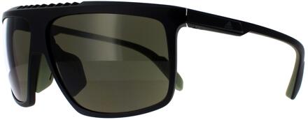adidas SP0032-H 02N antiek zwart kolor up groen zonnebril - One Size