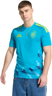 adidas Spain 26 Home Replica Goalkeeper Jersey Truien/Replica's Heren - Blauw - Maat L - Poly Mesh Blue
