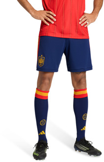 adidas Spain 26 Home Replica Shorts Korte Broeken Heren - Blauw - Maat XS - Poly Mesh Blue