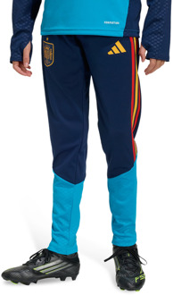 adidas Spain 26 Tiro Training Pants Broeken Kinder - Blauw - Maat 123 - 129 CM - Poly Mesh Blue