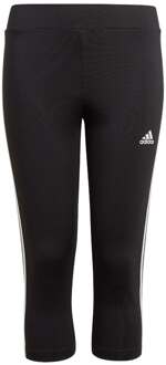 adidas Sportbroek - Maat 140  - Meisjes - zwart/wit