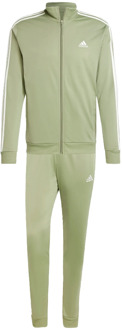 adidas Sportief Groen Trainingspak Basic 3-Stripes Adidas , Green , Heren - Xl,L,M,S