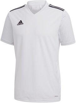 adidas Sportshirt - Maat L  - Mannen - wit,zwart