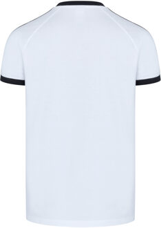 adidas Sportshirt - Maat XL  - Mannen - wit/zwart/grijs