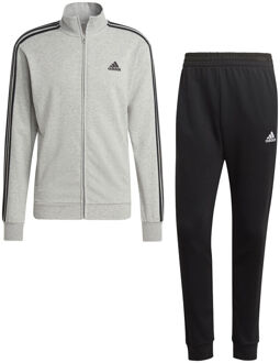 adidas Sportswear Basic 3-Stripes French Terry Trainingspak Heren grijs - M