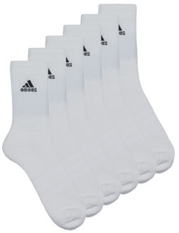 adidas Sportswear Crew Sokken Senior (6-pack) wit - 43-45