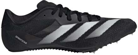 adidas Sprintstar Spikes Unisex-zwart, wit - 41 1/3,42 2/3,43 1/3,44,44 2/3,45,46,46 2/3,47 1/3