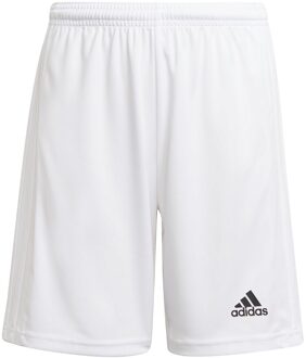 adidas Squadra 21 Shorts Youth - Kinder Voetbalbroekjes Wit - 128