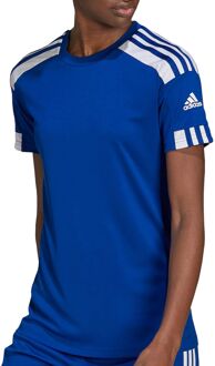 adidas Squadra 21 Sportshirt - Maat L  - Vrouwen - Donker blauw/Wit