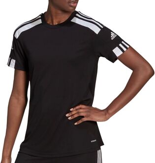 adidas Squadra 21 Sportshirt - Maat L  - Vrouwen - Zwart/Wit