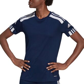 adidas Squadra 21  Sportshirt - Maat M  - Vrouwen - Navy/Wit