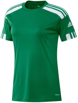 adidas Squadra 21 Sportshirt - Maat XL  - Vrouwen - Groen/Wit