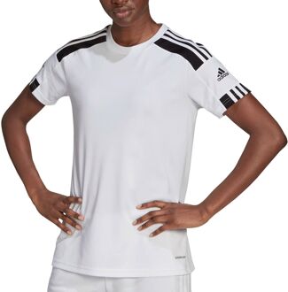 adidas Squadra 21  Sportshirt - Maat XL  - Vrouwen - Wit/Zwart