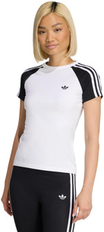 adidas Sst T-shirt T-shirts Dames - Wit - Maat 36 - Katoen Jersey White