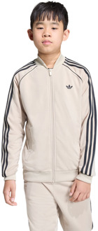adidas Sst Track Top Trainingspakken Kinder - Beige - Maat 159 - 164 CM - Poly Mesh
