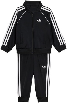 adidas Sst Tracksuit Trainingspakken Baby - Zwart - Maat 69 - 74 CM - Poly Mesh Black