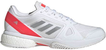adidas Stella Court Tennisschoenen Dames-Wit,Rood - 36,36 2/3,40 2/3,41 1/3,42 2/3,43 1/3,44,44 2/3