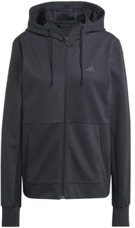 adidas Stijlvolle Zip-Through Sweatshirt Adidas , Black , Dames - L,M,S,Xs
