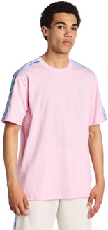 adidas Summer Prints T-shirts Heren - Roze - Maat S - Katoen Jersey Pink