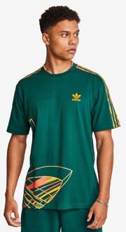 adidas Summer Trefoils - Heren T-shirts Green - M