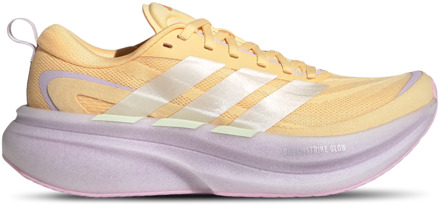 adidas Supernova Glide Sneakers Dames - Geel - Maat 36 - Mesh/Synthetisch Yellow