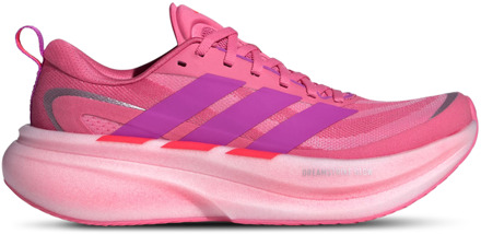 adidas Supernova Glide Sneakers Dames - Roze - Maat 38 2/3 - Mesh/Synthetisch Pink