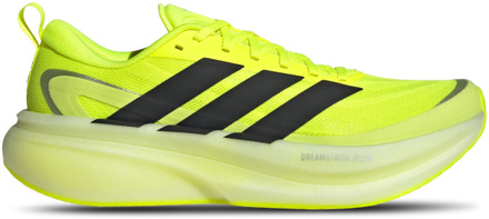adidas Supernova Glide Sneakers Heren - Geel - Maat 42 2/3 - Mesh/Synthetisch Yellow