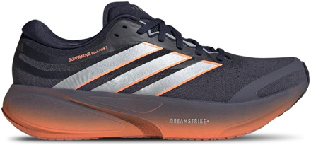 adidas Supernova Solution 3 Sneakers Heren - Grijs - Maat 41 1/3 - Mesh/Synthetisch Grey
