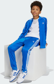 adidas Superstar Broeken Kinder - Blauw - Maat 141 - 146 CM - Poly Mesh Blue