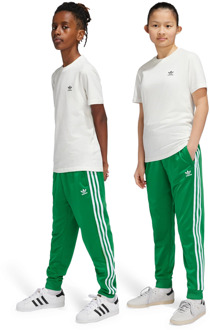 adidas Superstar Broeken Kinder - Groen - Maat 153 - 158 CM - Katoen Canvas Green