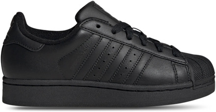 adidas Superstar Kindersneakers - Zwart - Maat 36 2/3 - Leer Black