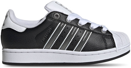 adidas Superstar Kindersneakers - Zwart - Maat 37 1/3 - Mesh/Synthetisch Black