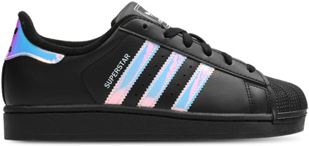 adidas Superstar Kindersneakers - Zwart - Maat 39 1/3 - Leer Black