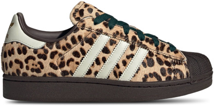 adidas Superstar Sneakers Dames - Bruin - Maat 42 2/3 - Leer Brown