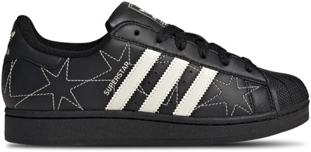 adidas Superstar Sneakers Dames - Zwart - Maat 37 1/3 - Leer Black