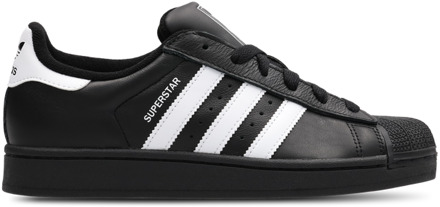 adidas Superstar Sneakers Dames - Zwart - Maat 39 1/3 - Leer Black