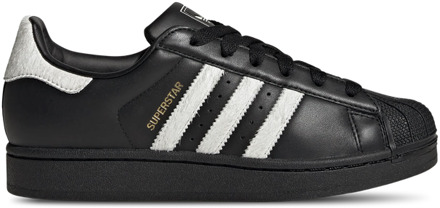 adidas Superstar Sneakers Dames - Zwart - Maat 39 1/3 - Leer Black