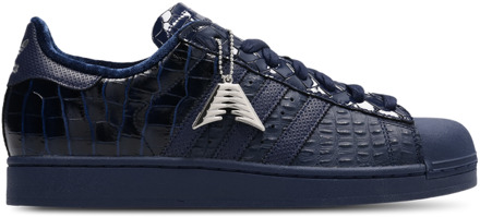 adidas Superstar Sneakers Heren - Blauw - Maat 40 2/3 - Leer Blue