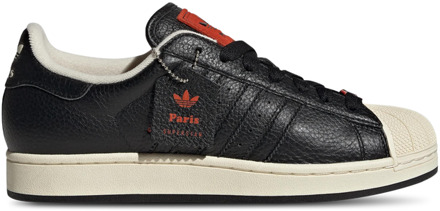 adidas Superstar Sneakers Heren - Zwart - Maat 41 1/3 - Leer Black
