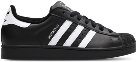 adidas Superstar Sneakers Heren - Zwart - Maat 41 2/3 - Leer Black