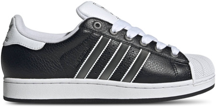 adidas Superstar Sneakers Heren - Zwart - Maat 45 1/3 - Leer Black