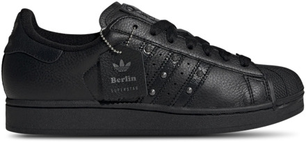 adidas Superstar Sneakers Heren - Zwart - Maat 46 2/3 - Leer Black