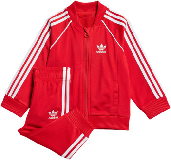 adidas Superstar Trainingspakken Baby - Rood - Maat 93 - 98 CM Red
